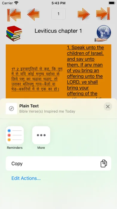 Captures d'écran de English Hindi Bilingual Bible