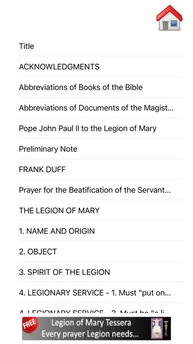 Legion of Mary Handbook Ekran Görüntüleri