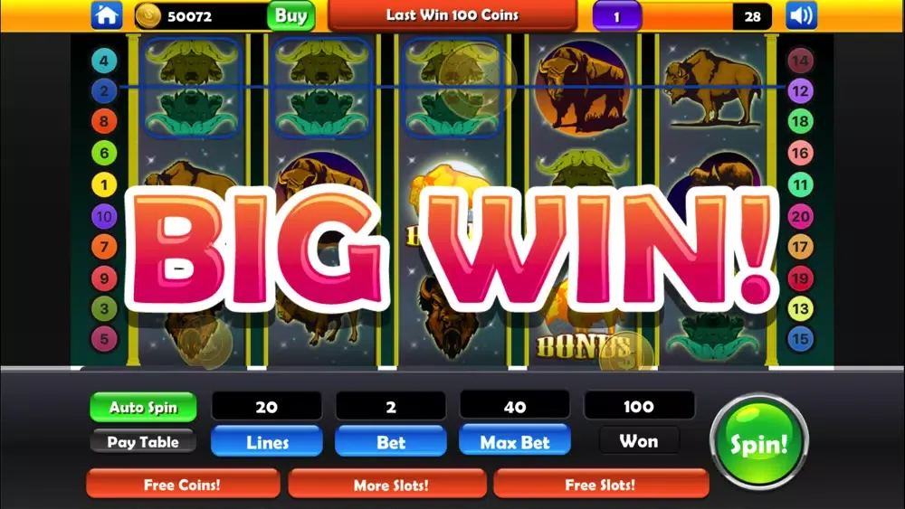 Screenshot di Slots: Buffalo Moon Casino