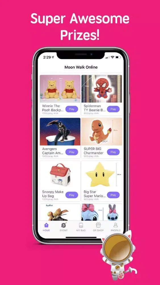 تصاویر Moon Walk Online Claw Machines