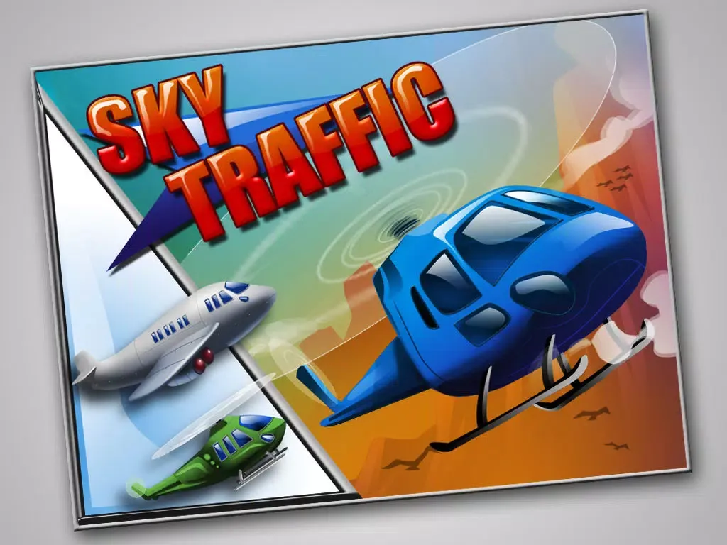 Captures d'écran de Sky Traffic - Daredevil Helicopter Flight in Busy Sky (Free Game) iPad 