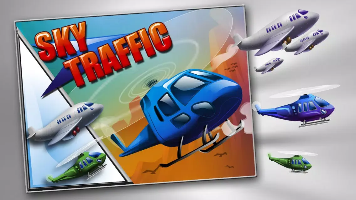 Captures d'écran de Sky Traffic - Daredevil Helicopter Flight in Busy Sky (Free Game)