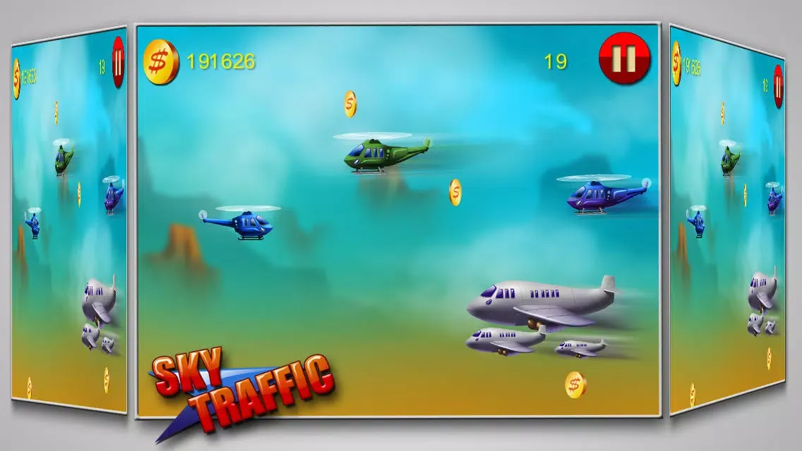 Captures d'écran de Sky Traffic - Daredevil Helicopter Flight in Busy Sky (Free Game)