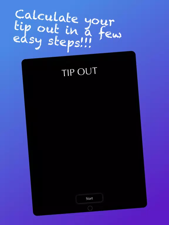 Tip Out: Tip Pool Allocator iPad  Ekran Görüntüleri