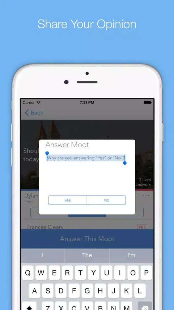 ภาพหน้าจอของ Moot - Social Debate Platform