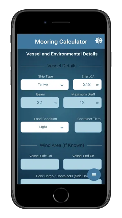 Shipmove Mooring Analysis Screenshots