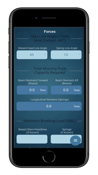 Shipmove Mooring Analysis Screenshots