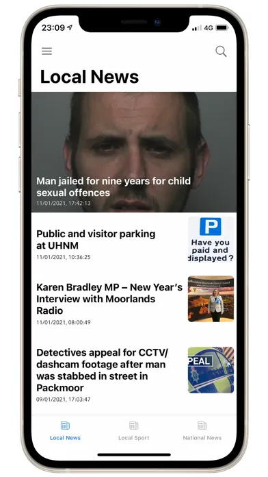 Moorlands Radio 103.7FM Screenshots