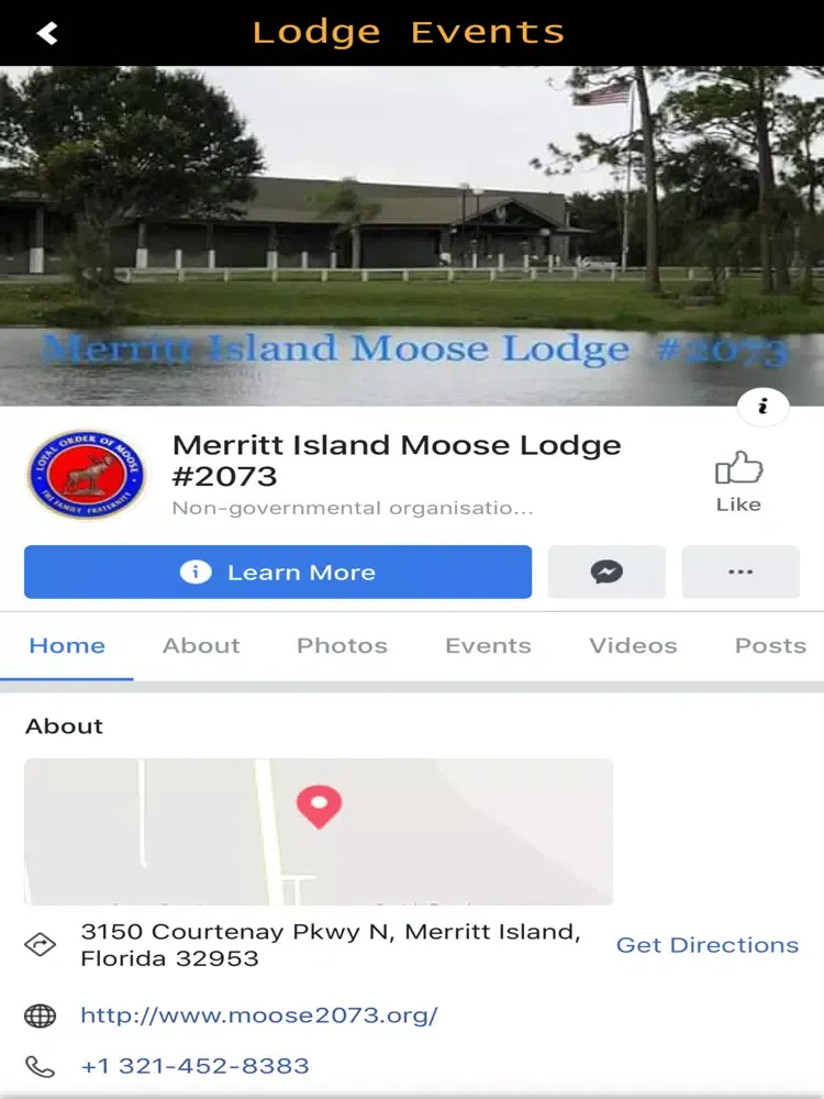 Capturas de tela do Moose Lodge 2073 iPad 
