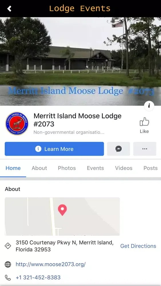 Capturas de tela do Moose Lodge 2073