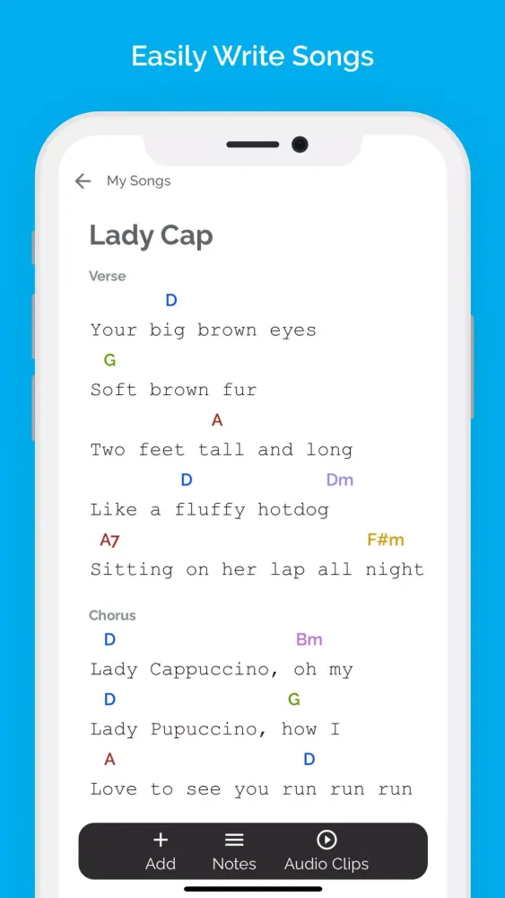 Скриншоты Songwriting Notebook