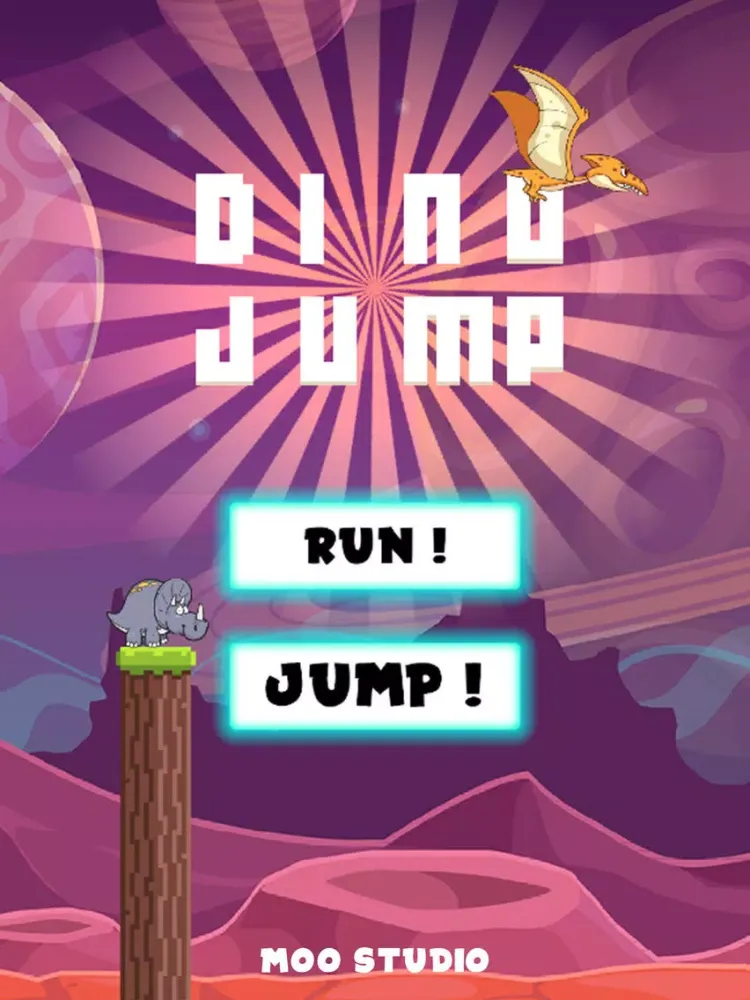 Tangkapan skrin Dino Jump Dinosaur Endless Run iPad 