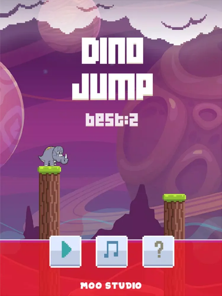 Tangkapan skrin Dino Jump Dinosaur Endless Run iPad 