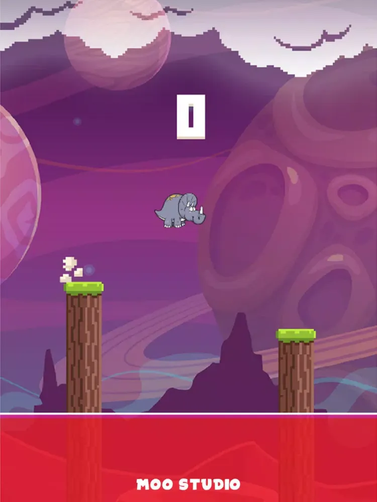 Tangkapan skrin Dino Jump Dinosaur Endless Run iPad 