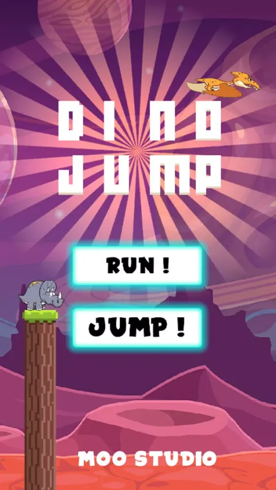 Tangkapan skrin Dino Jump Dinosaur Endless Run