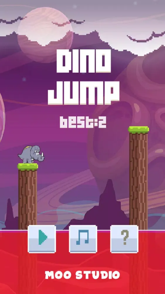 Tangkapan skrin Dino Jump Dinosaur Endless Run