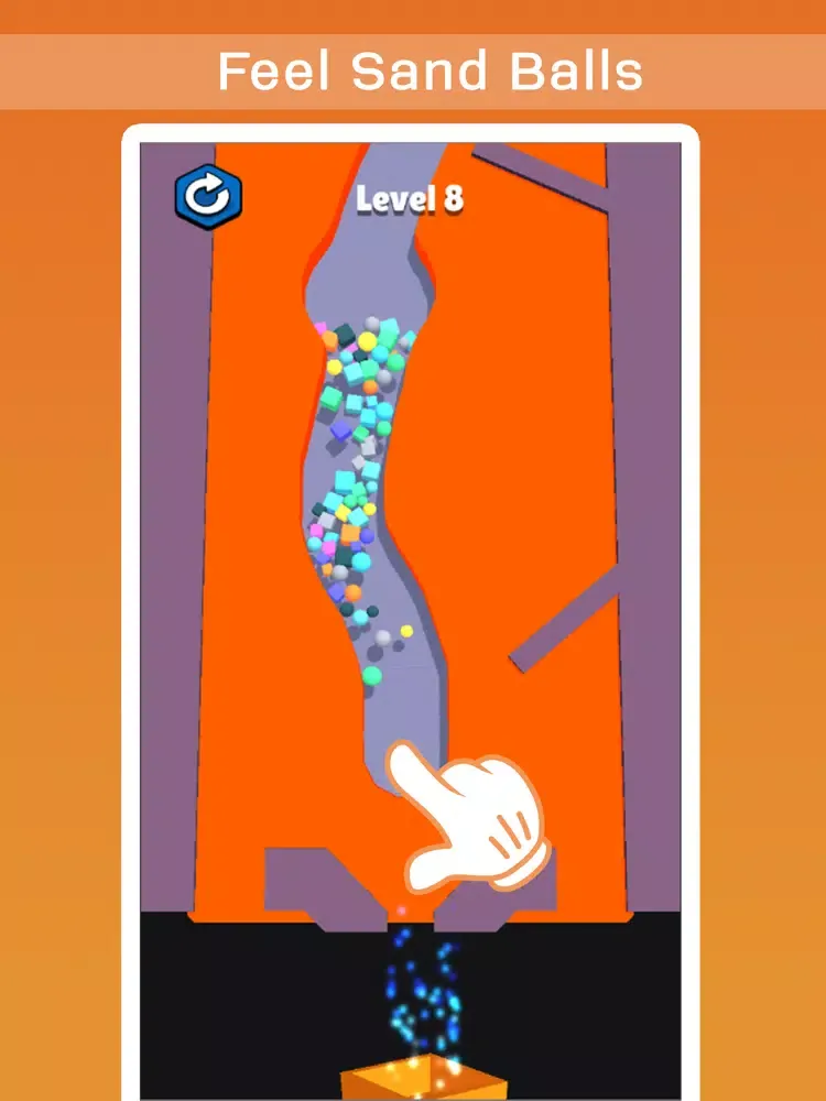 Capturas de tela do Feel Sand Balls iPad 