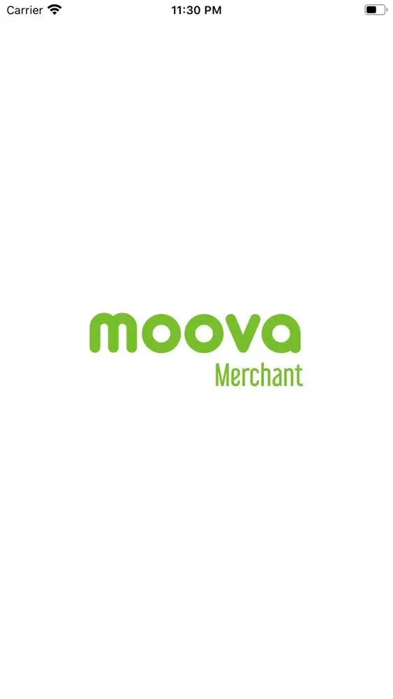 Screenshot di Moova Merchant