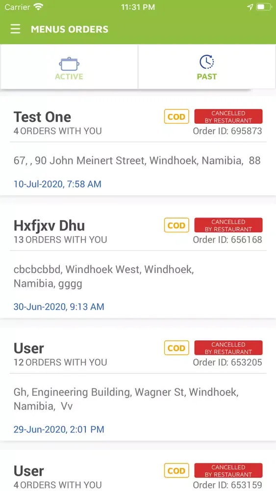 Screenshot di Moova Merchant