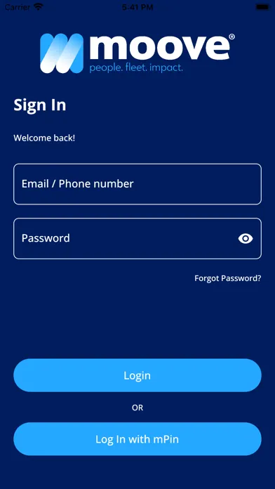 MooveDriver سکرین شاٹس