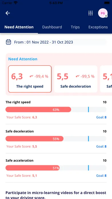 MooveDriver سکرین شاٹس