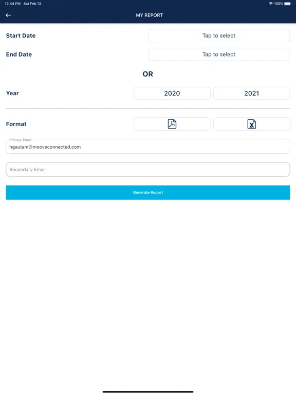 MooveTrips iPad  스크린샷