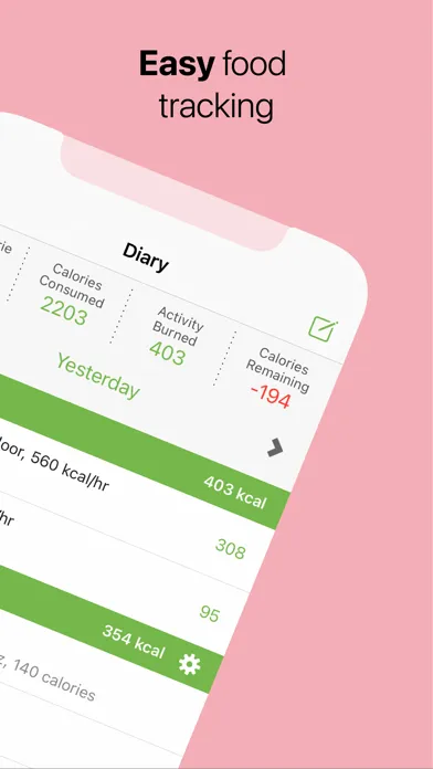 MooveFit Calorie, Keto Counter Screenshots