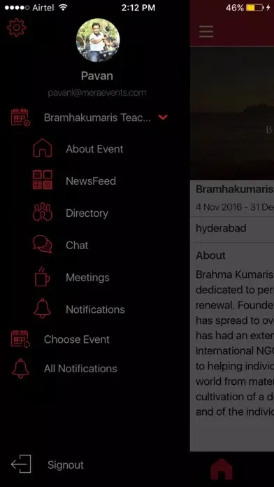 Captures d'écran de Brahma Kumaris