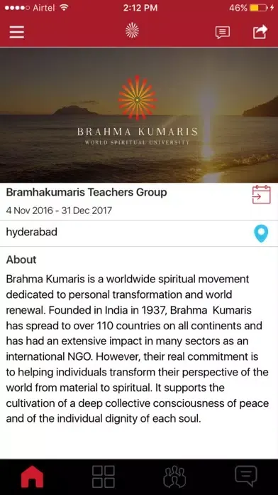 Captures d'écran de Brahma Kumaris