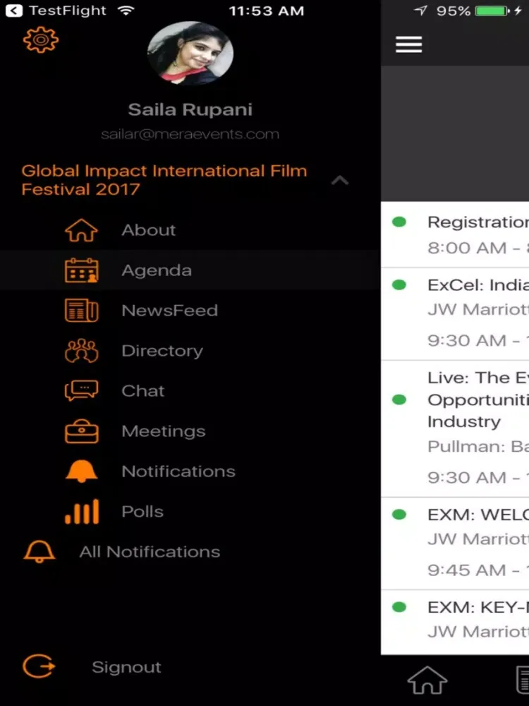 GIIFFA International Film Festival Awards iPad  Screenshots