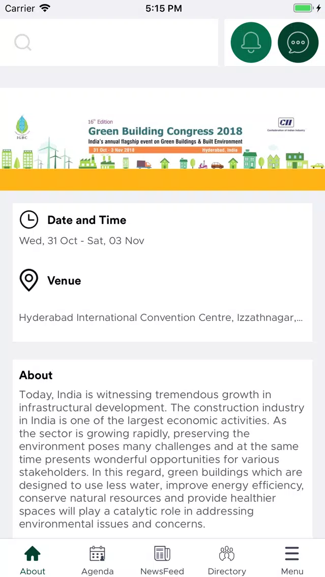 Green Building Congress 2018應用截圖