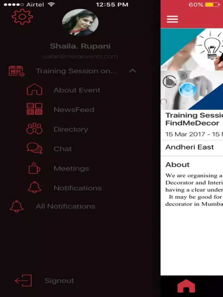 IIT BHU Alumni Association of Western India iPad  स्क्रीनशॉट