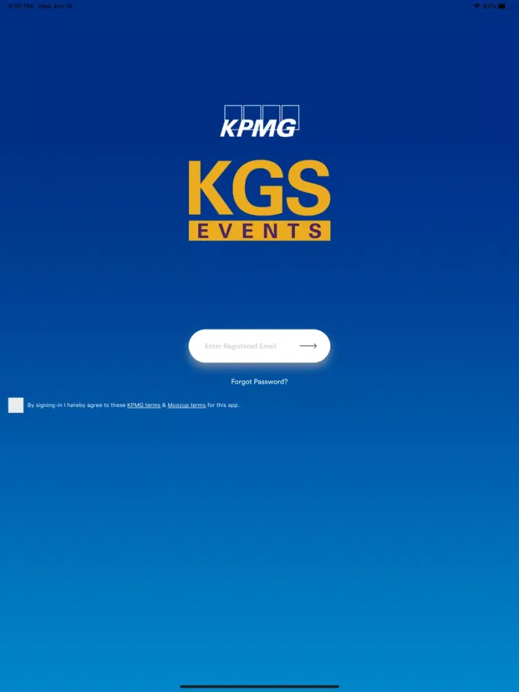 KGS Events iPad  Ekran Görüntüleri