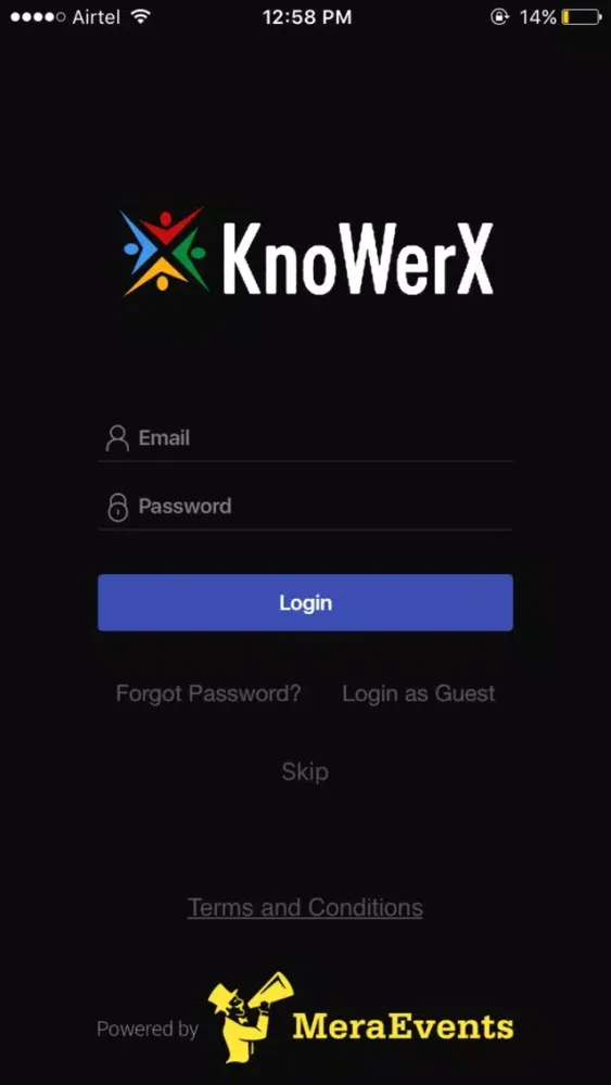 Tangkapan layar Knowerx