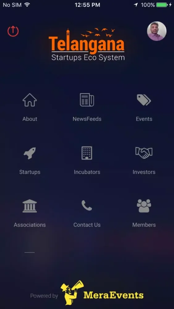 Ảnh chụp màn hình của Telangana Startups Ecosystem