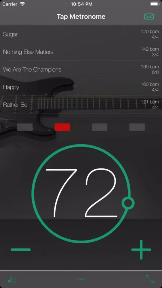 Tap Metronome سکرین شاٹس
