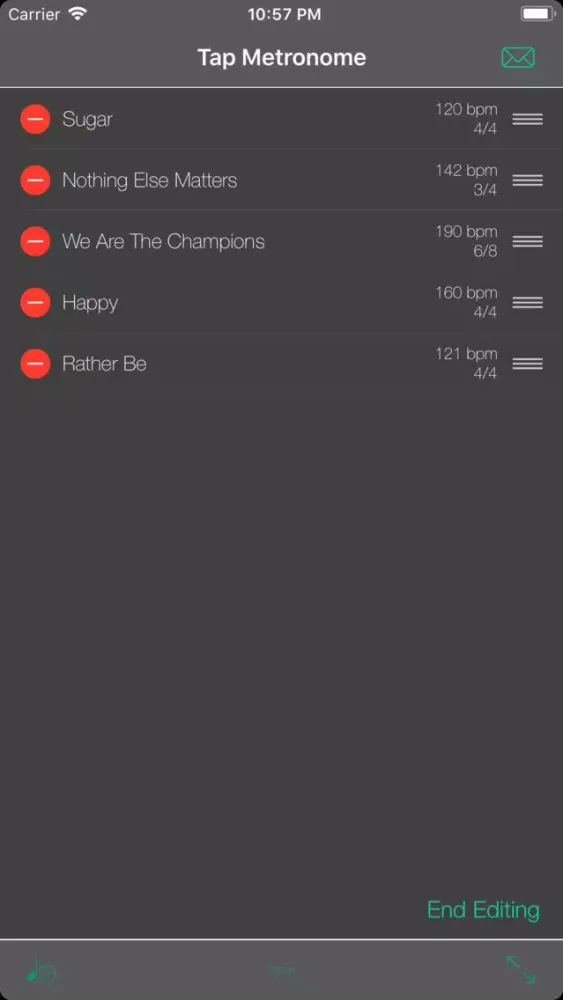 Tap Metronome سکرین شاٹس