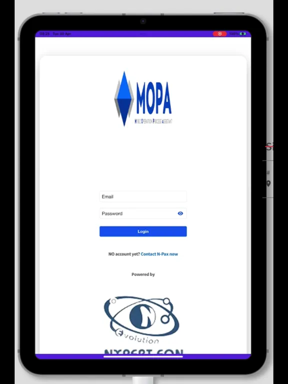 تصاویر MOPA powered by NXPERT EON iPad 