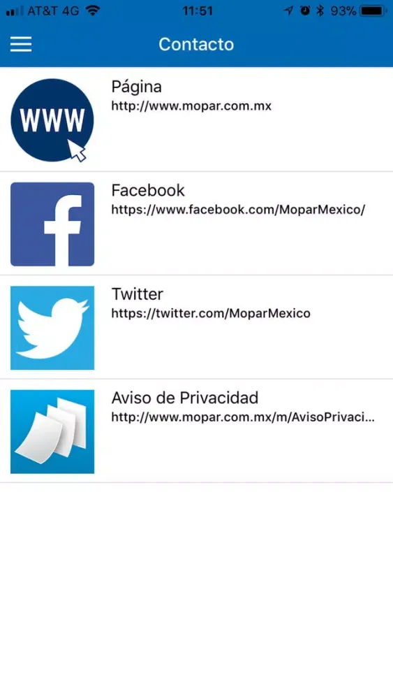 Capturas de pantalla de Mopar Expert