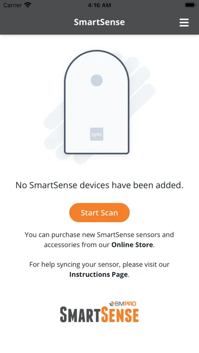 BMPRO SmartSense Screenshots