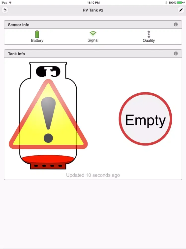 Zrzuty ekranu Yonke TankCheck iPad 