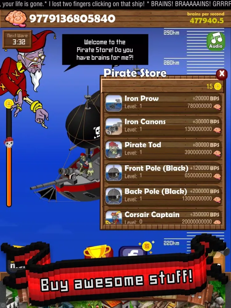 Pirate Clickers iPad 应用截图