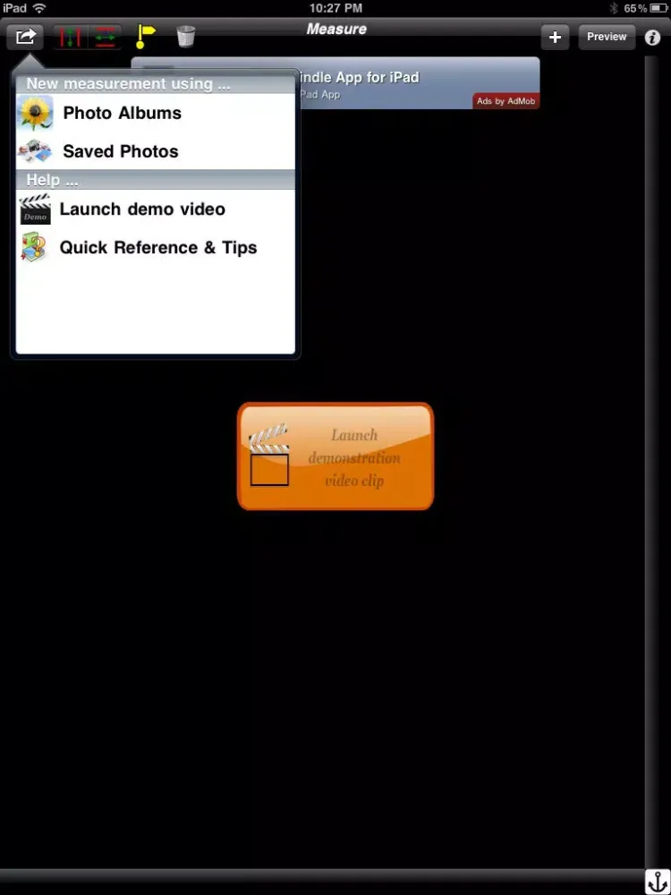Ảnh chụp màn hình của MultiMeasure Free iPad 