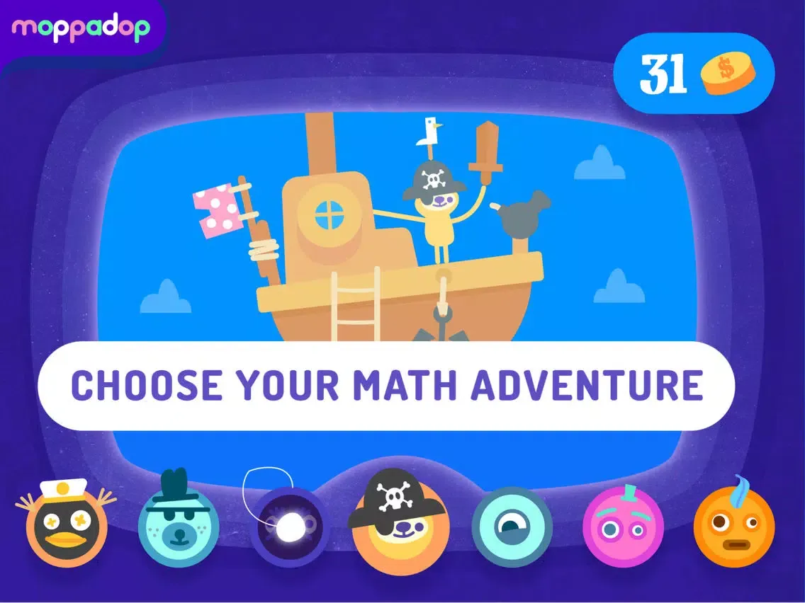 ภาพหน้าจอของ Moppa Maths: Counting for kids iPad 