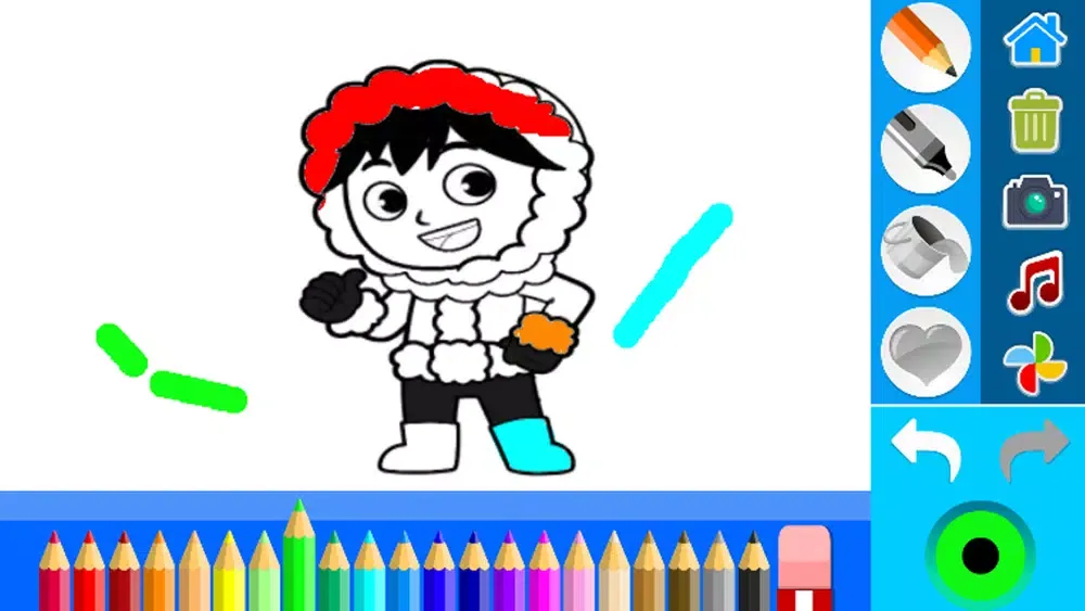Скриншоты Ryan's coloring toy