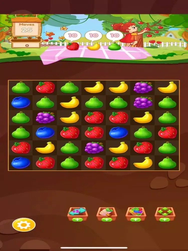Ảnh chụp màn hình của New Fruit Mania 2021 iPad 