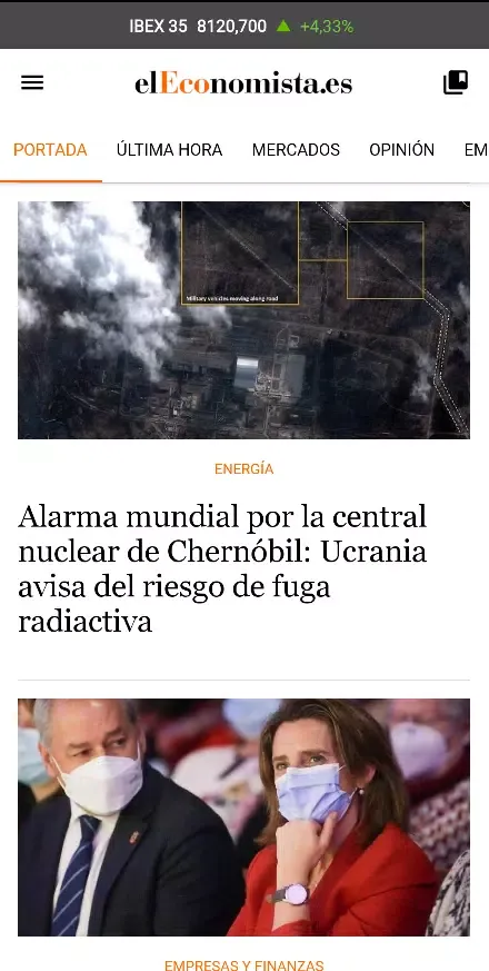 Tangkapan skrin elEconomista.es