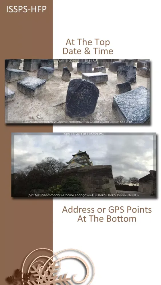 Capturas de pantalla de Information Snap Shot Photo Stamp ISSPS-HFP Selfie Technique