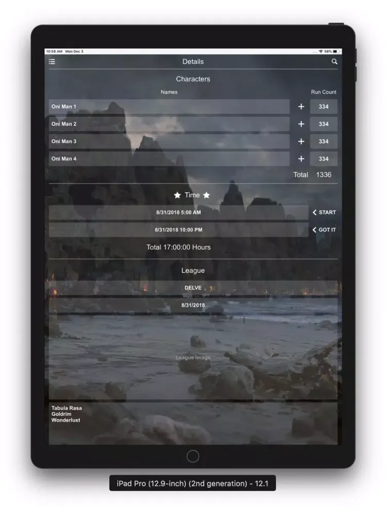 Capturas de pantalla de Oni-Goroshi Game Calculator iPad 