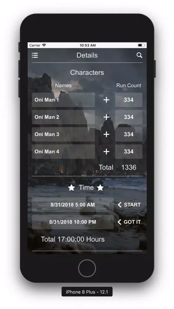 Capturas de pantalla de Oni-Goroshi Game Calculator